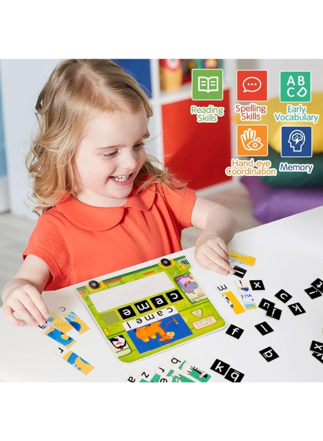 Random Numbers and Alphabets Card Puzzle – Educational Learning Toy for Kids - Image 2